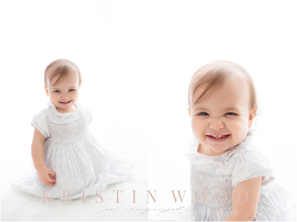 Baby Girl First Birthday Studio Session Fairfield County Baby Photography