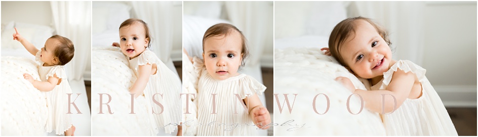 Baby girl in home portraits Greenwich CT photographer