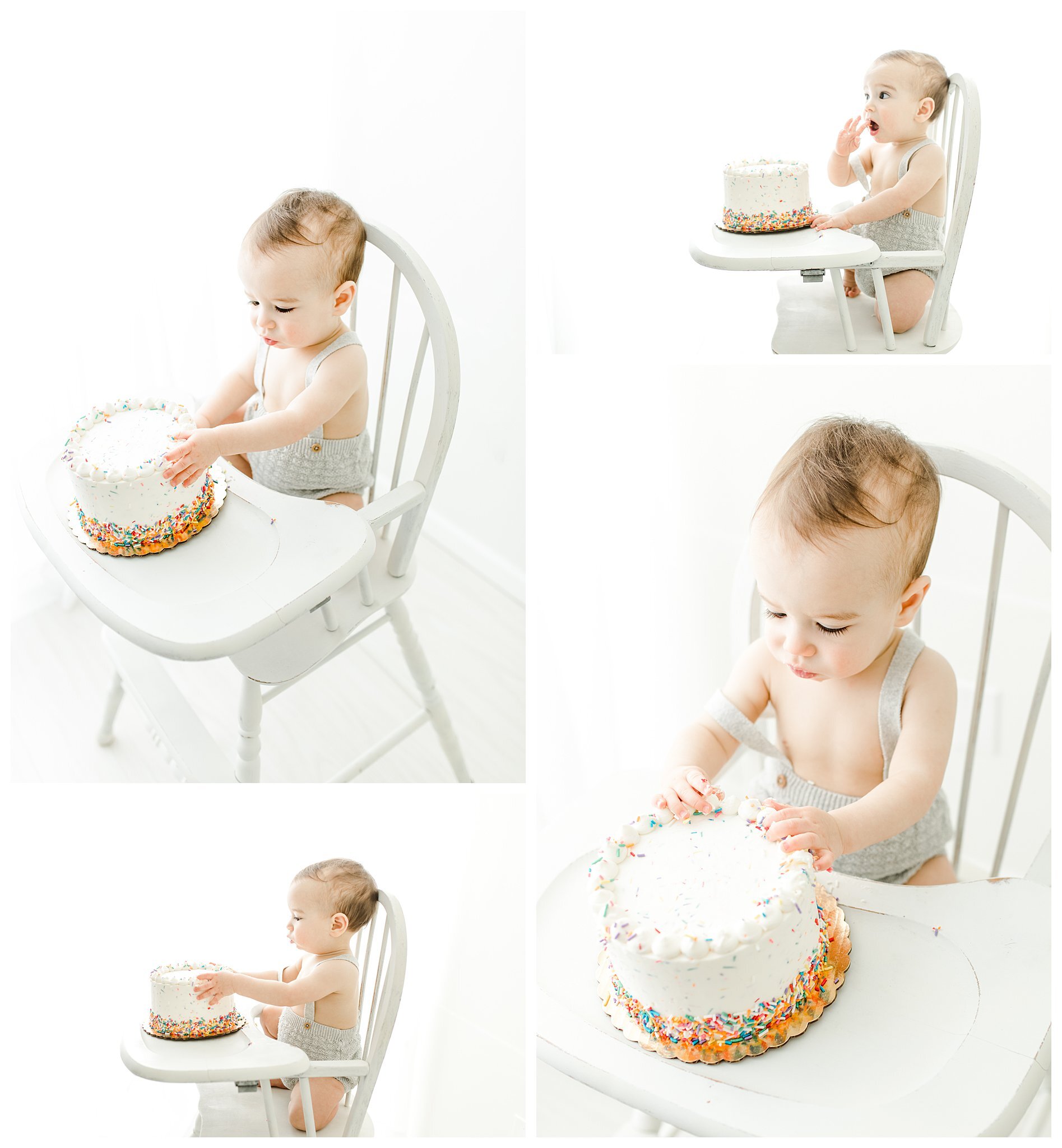 fairfield connecticut baby first birthday cake smash photography session