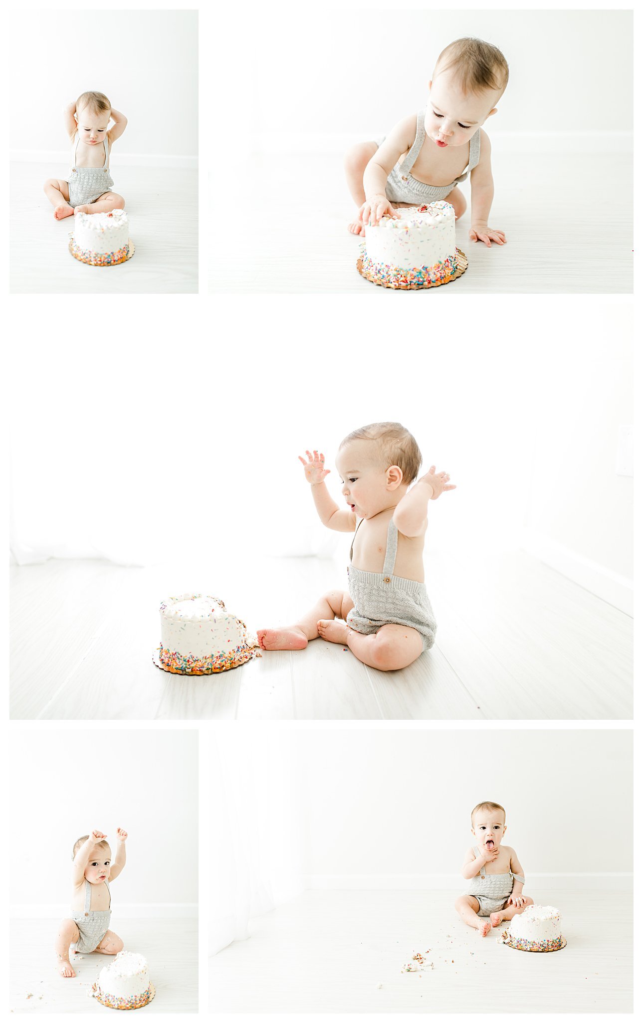 westport connecticut baby first birthday cake smash photography session
