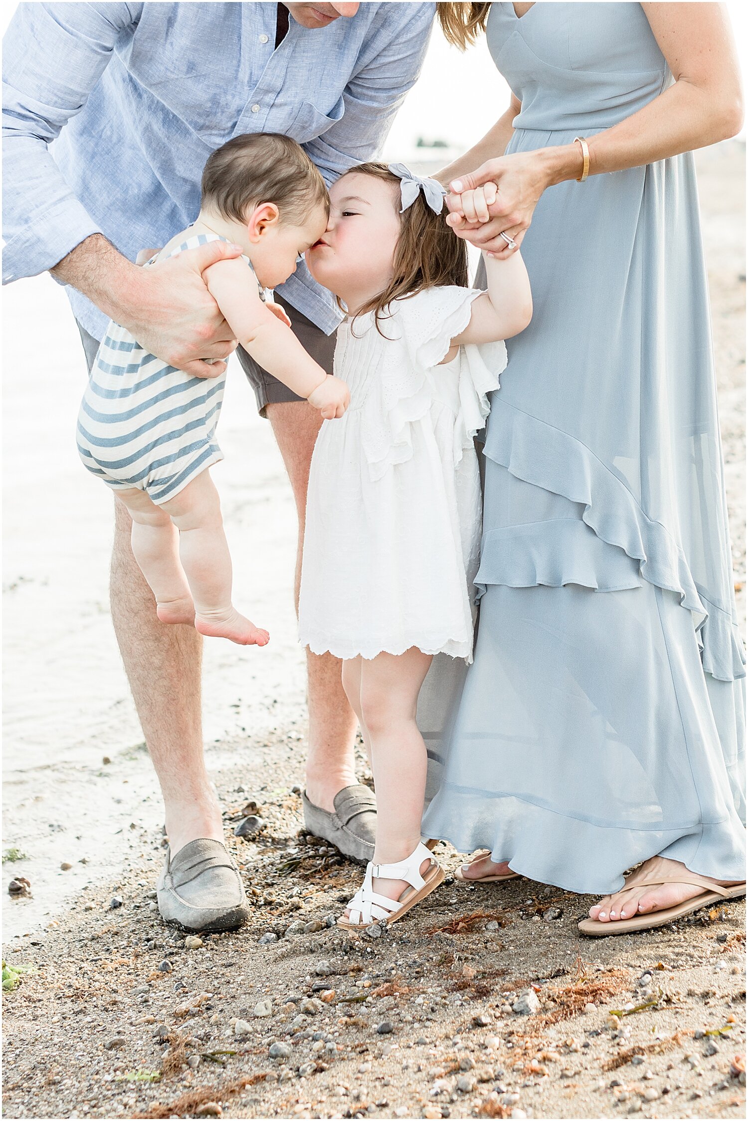 Family photos at Westport Beach session. Photos by Family Photographer, Kristin Wood Photography.