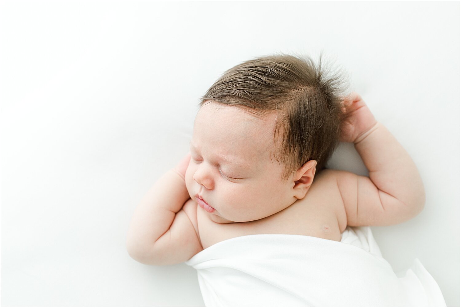 Darien Baby Photographer | Studio Newborn Session by Kristin Wood Photography