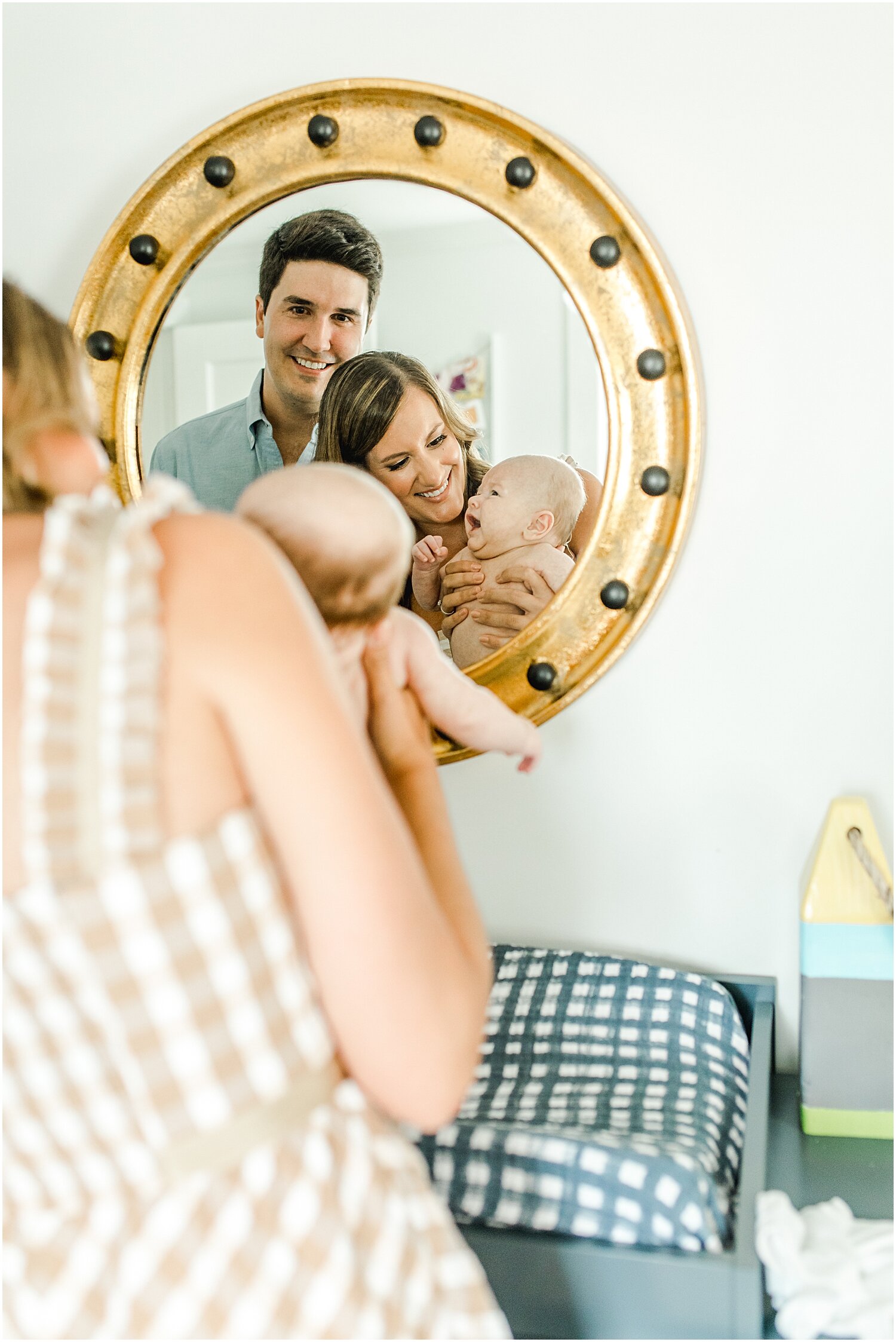 New Canaan Connecticut In Home Newborn Session | Kristin Wood Photography