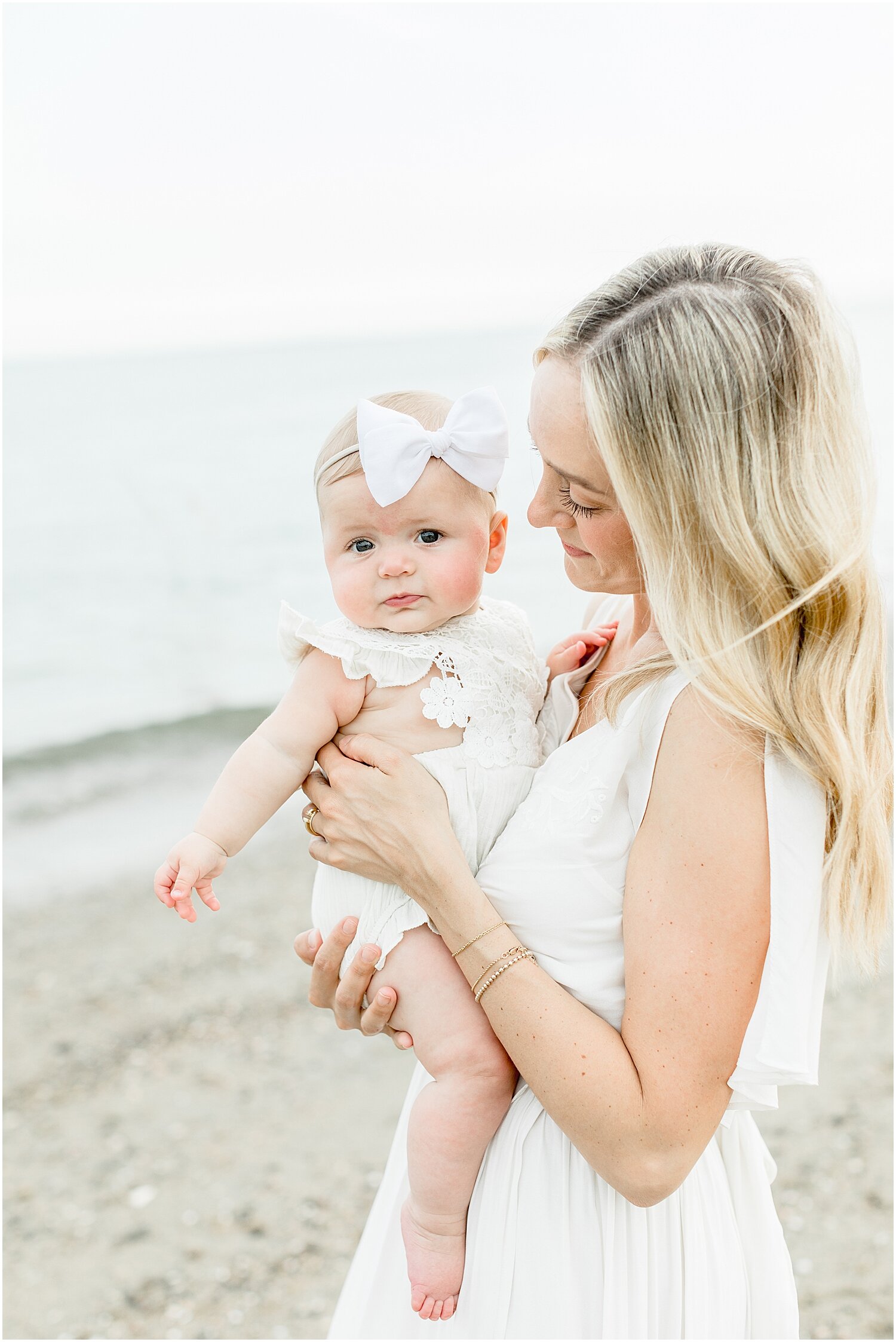 Westport, CT Beach Photoshoot with Family Photographer, Kristin Wood Photography.