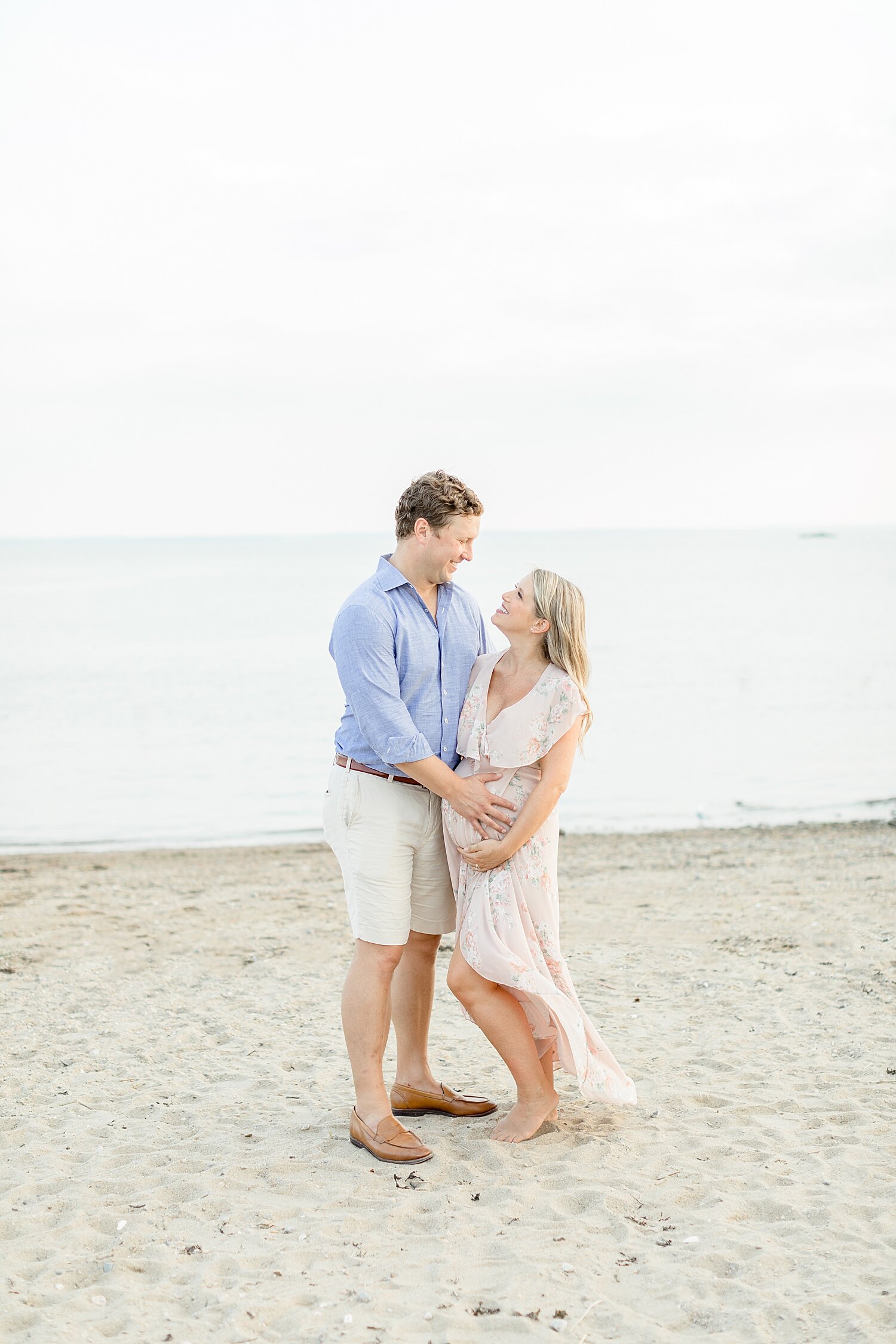 Weed Beach Maternity Session | Darien, CT Maternity Photographer | Kristin Wood Photography