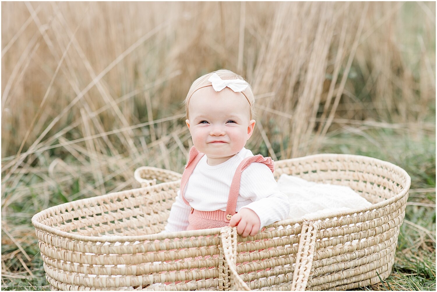 First birthday session at Waveny Park with New Canaan Family Photographer, Kristin Wood Photography.