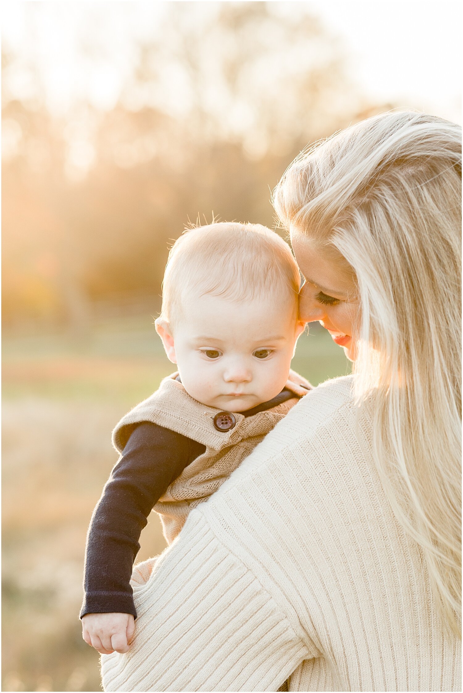Mom + baby boy during milestone session with New Canaan Photographer, Kristin Wood Photography.