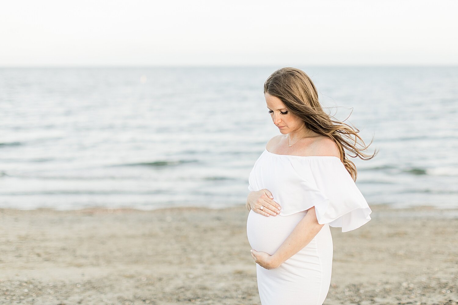 Stunning maternity photo of Mama from Scarsdale, NY. Photos by Kristin Wood Photography. 