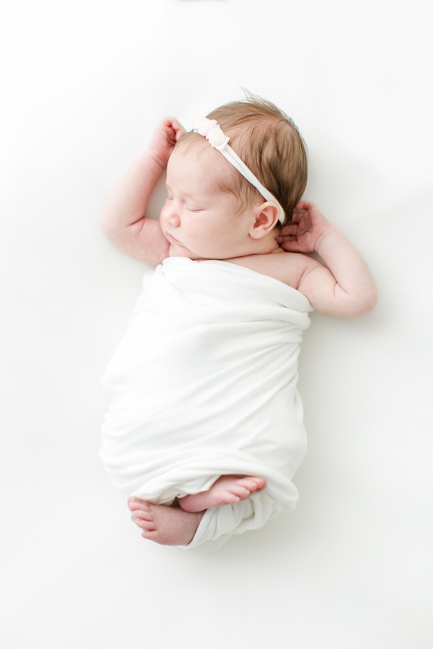 Studio newborn session in Darien, CT. Photos by Kristin Wood Photography.
