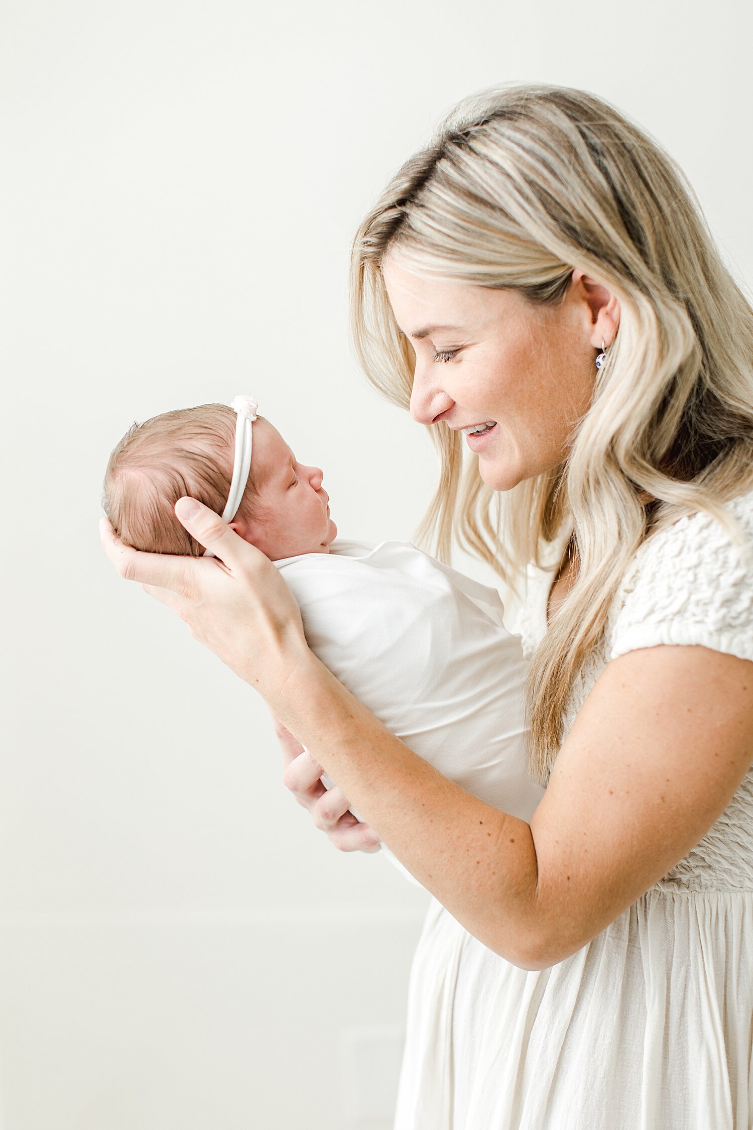 Motherhood portrait by CT Newborn Photographer, Kristin Wood Photography.