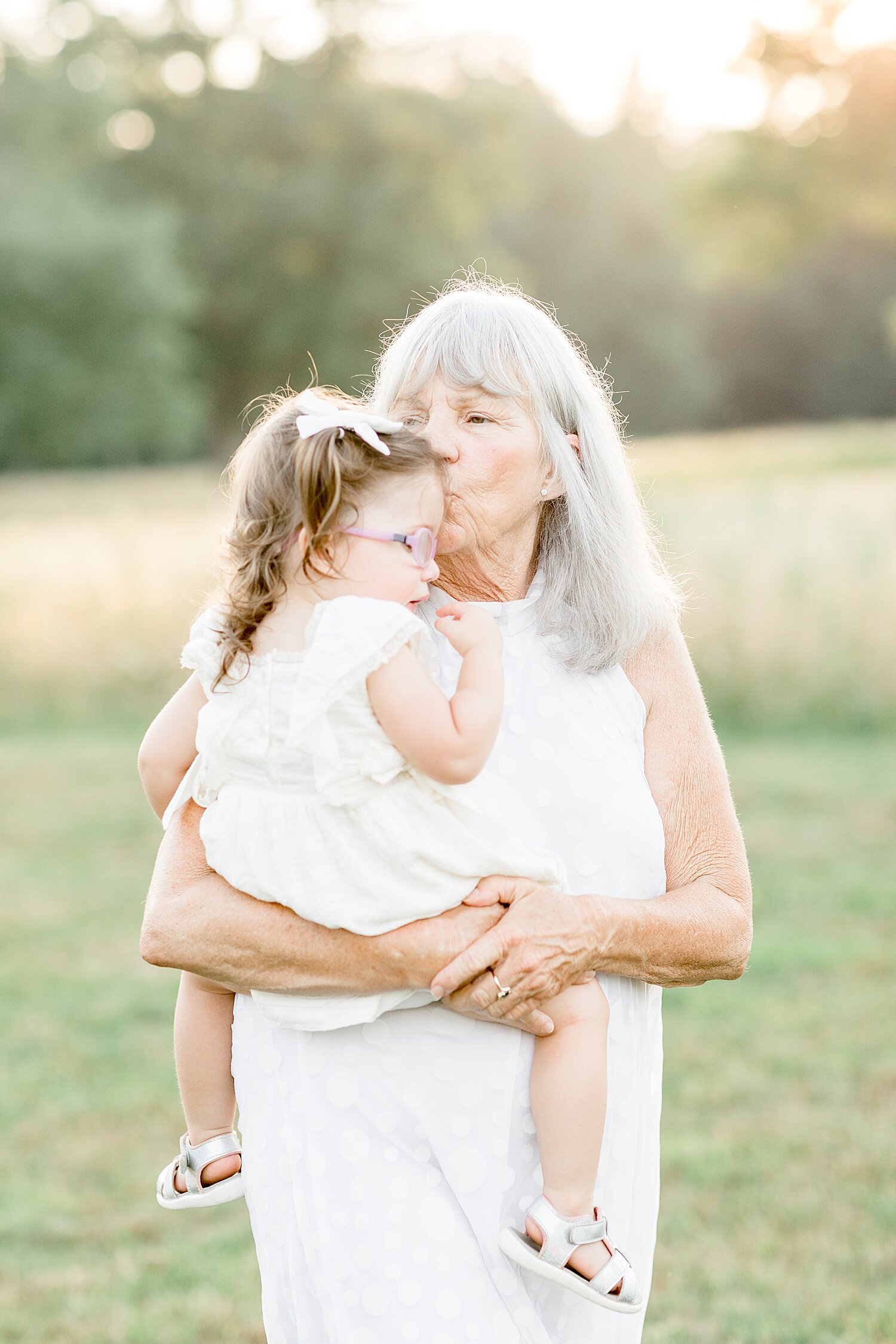 Photo of a grandmother and her granddaughter.  Photo by Connecticut Family Photographer, Kristin Wood Photography.