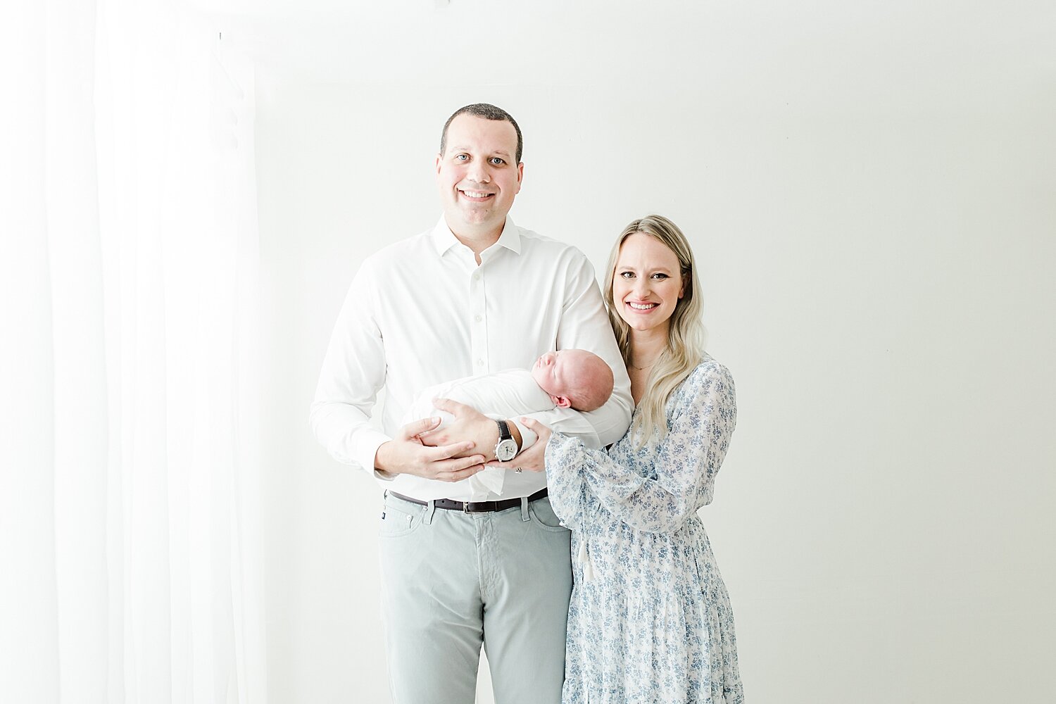 NYC Family comes to Darien, CT Newborn Studio for photos with Kristin Wood Photography.