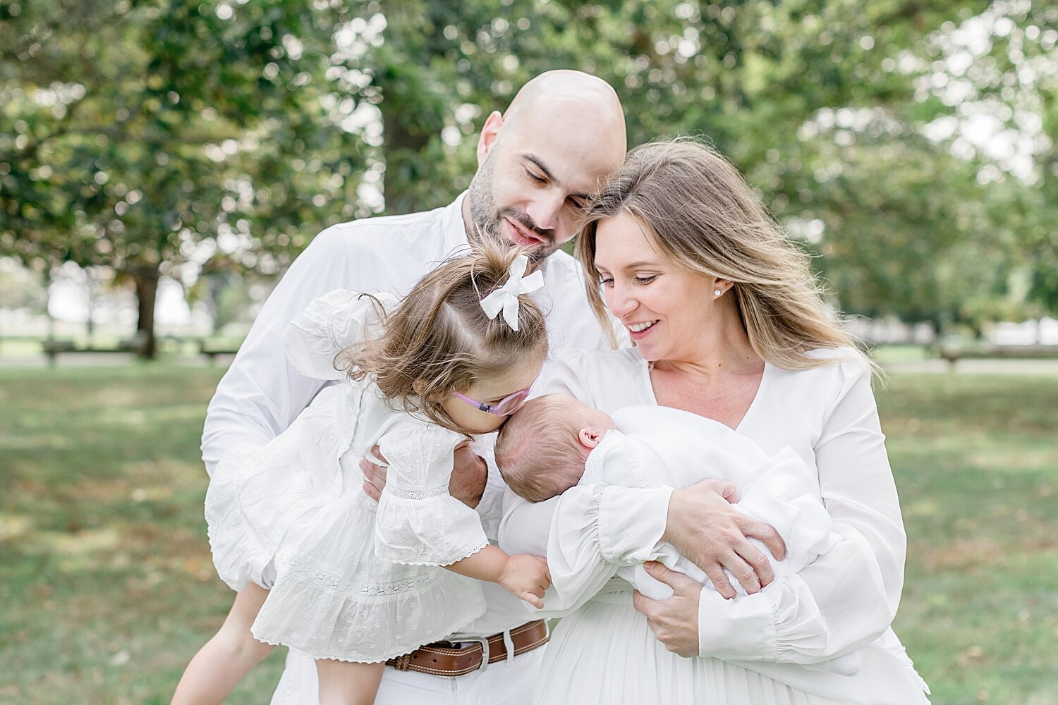 Newborn photography at Sherwood Island in Westport, Connecticut with Kristin Wood Photography.