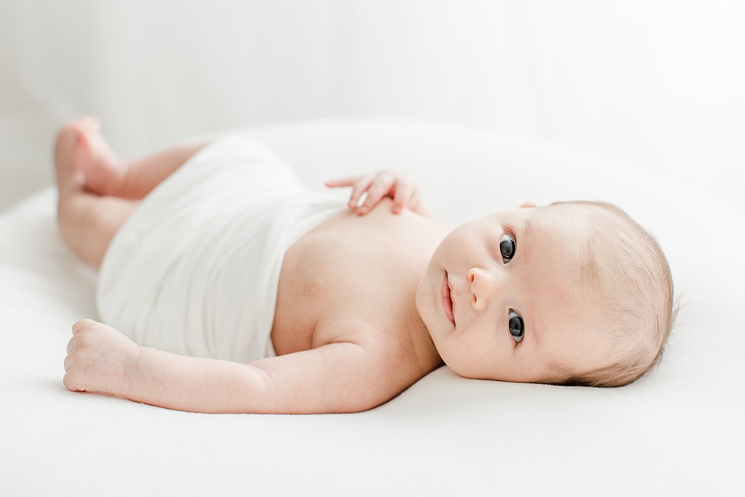 Newborn session in studio in Fairfield County, CT | Kristin Wood Photography