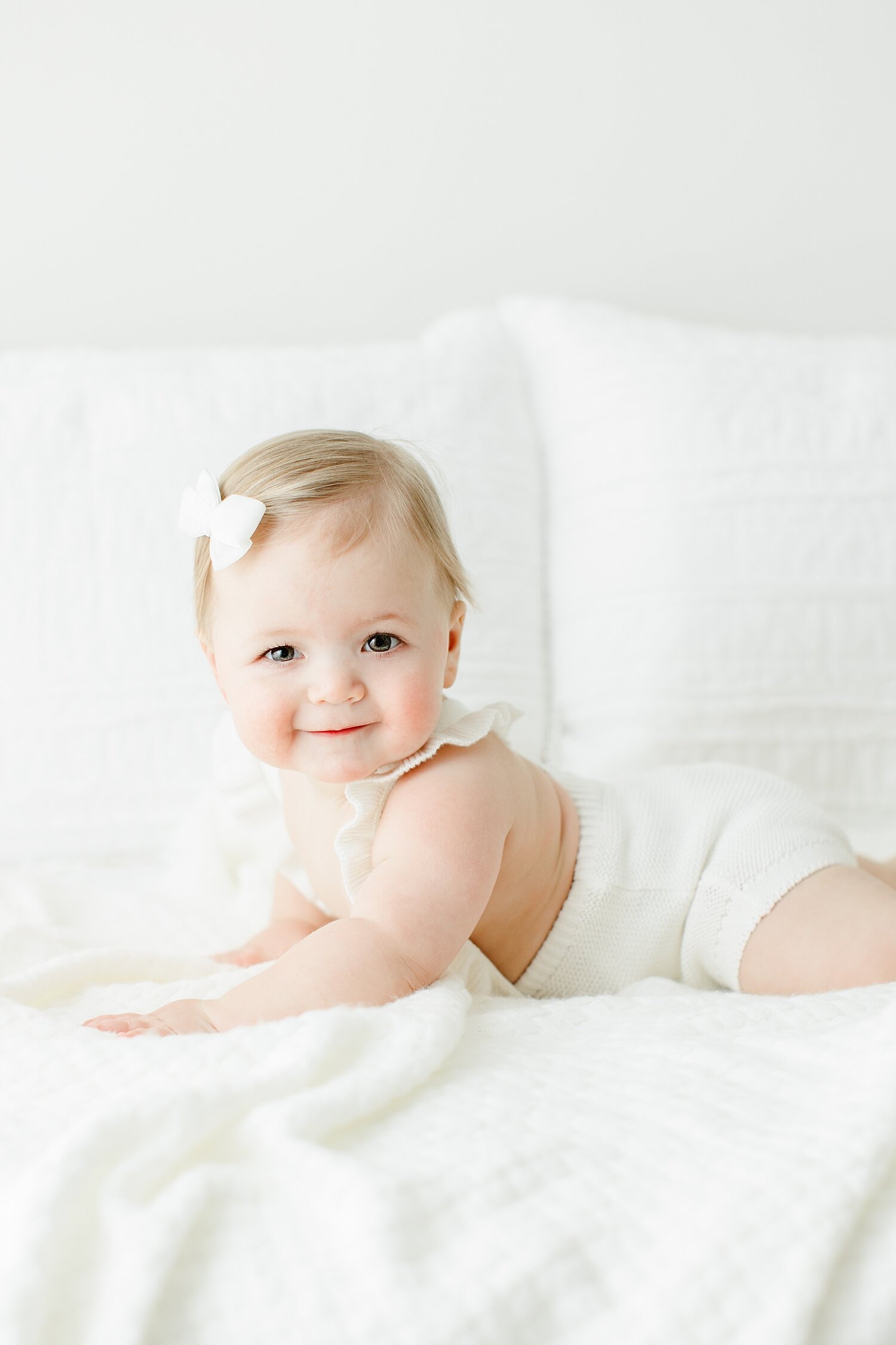 First Birthday Session in Studio in Darien, CT | Kristin Wood Photography