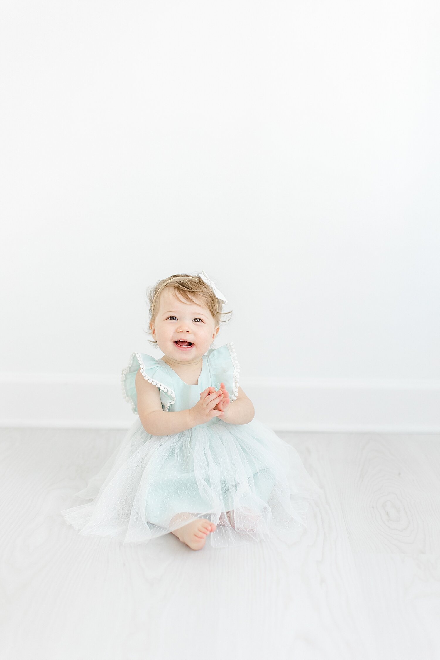 Birthday girl in a pretty dress | Kristin Wood Photography