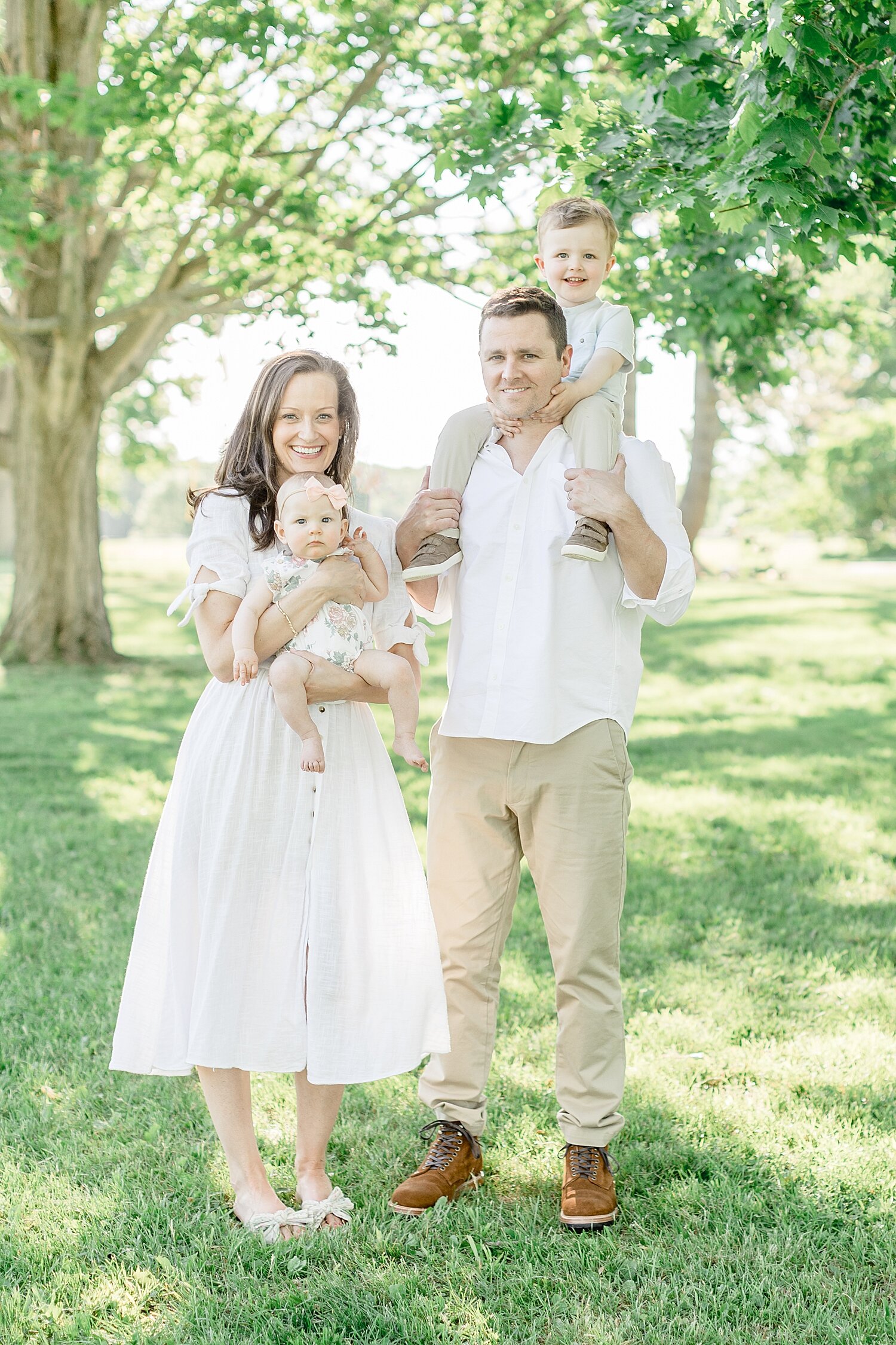 Summer Family Session at Sherwood Island State Park in Westport, CT | Kristin Wood Photography