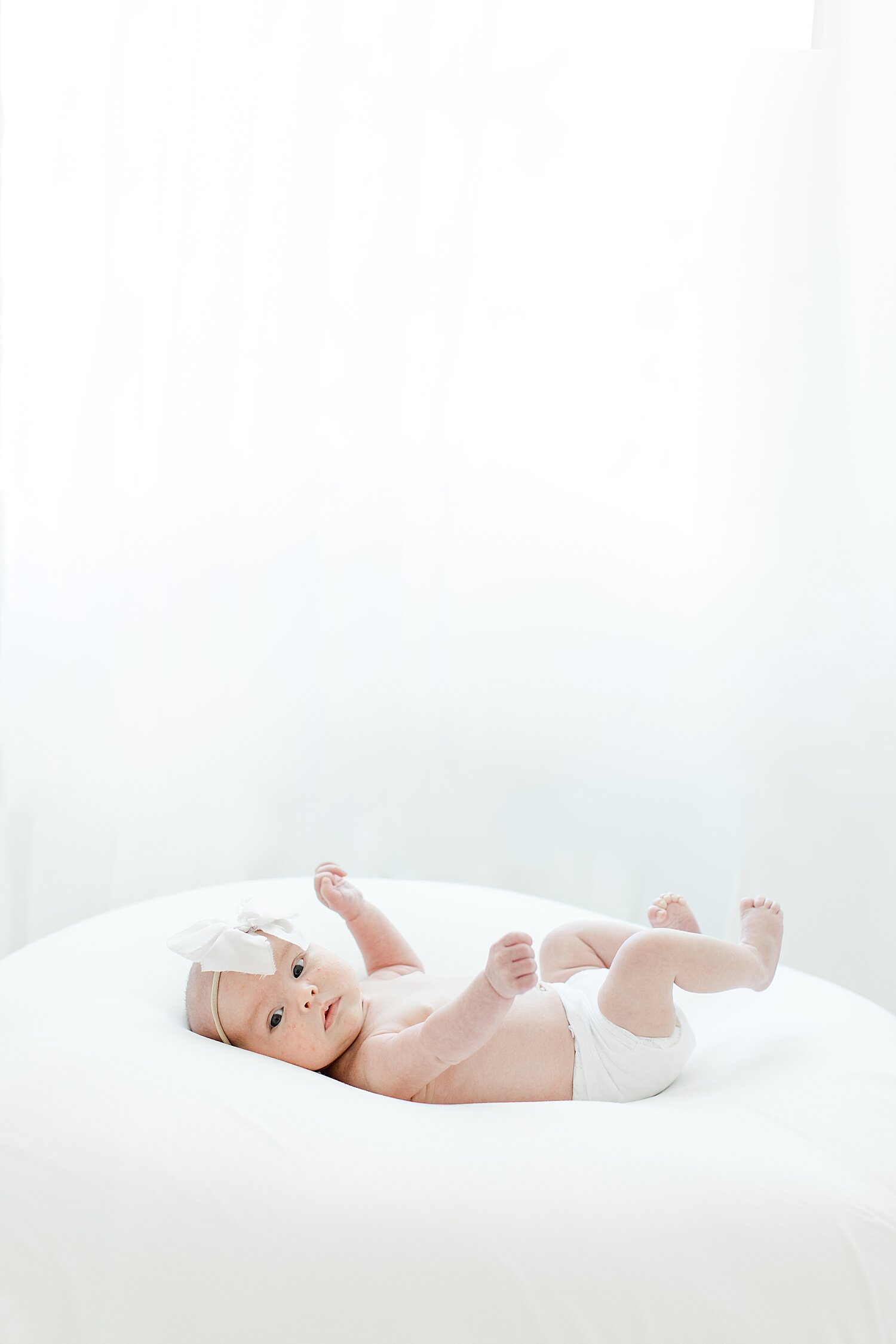 Baby Girl's Newborn Session in Studio in Fairfield County, CT | Kristin Wood Photography