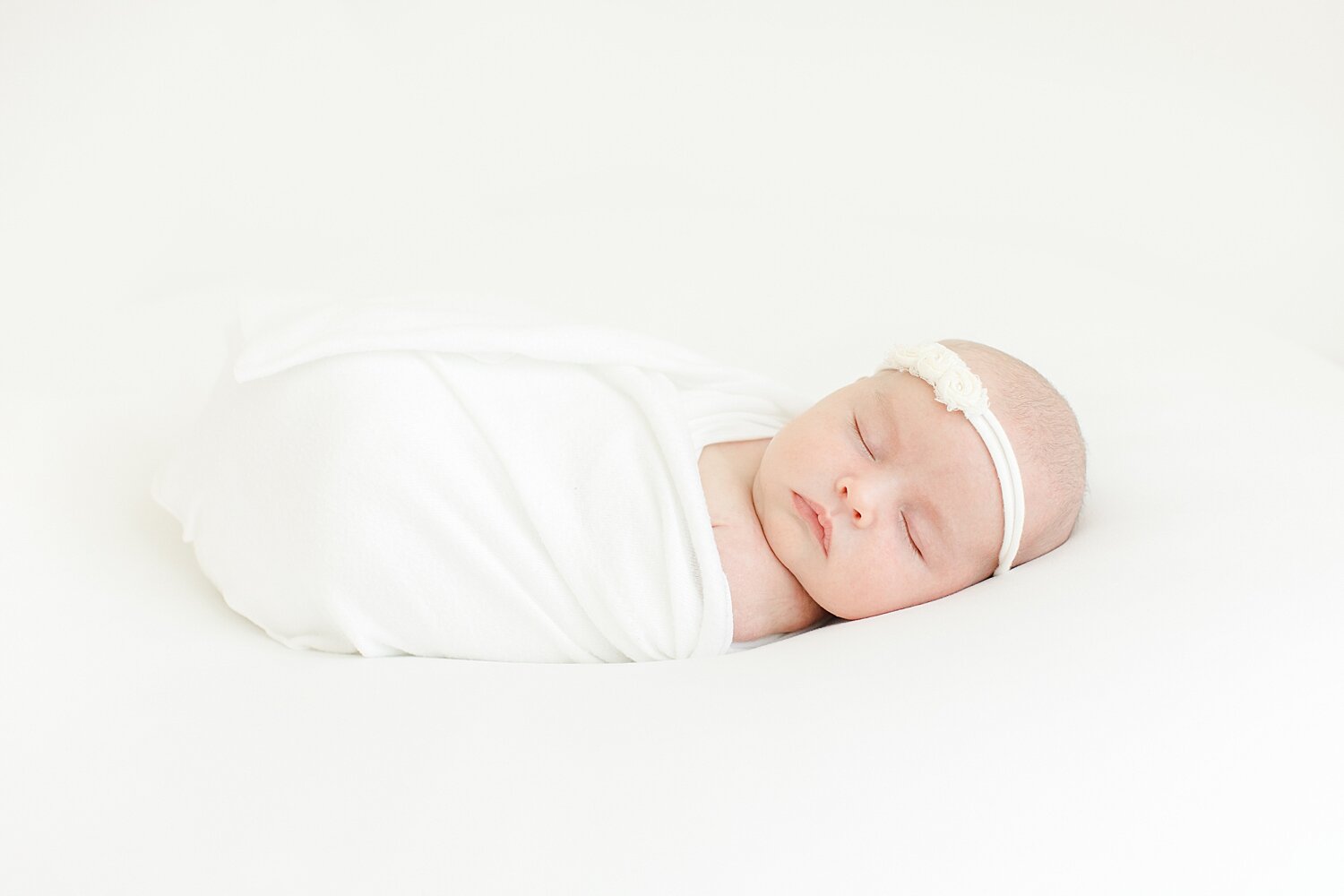 Baby Girl's Newborn Session in Studio in Fairfield County, CT | Kristin Wood Photography