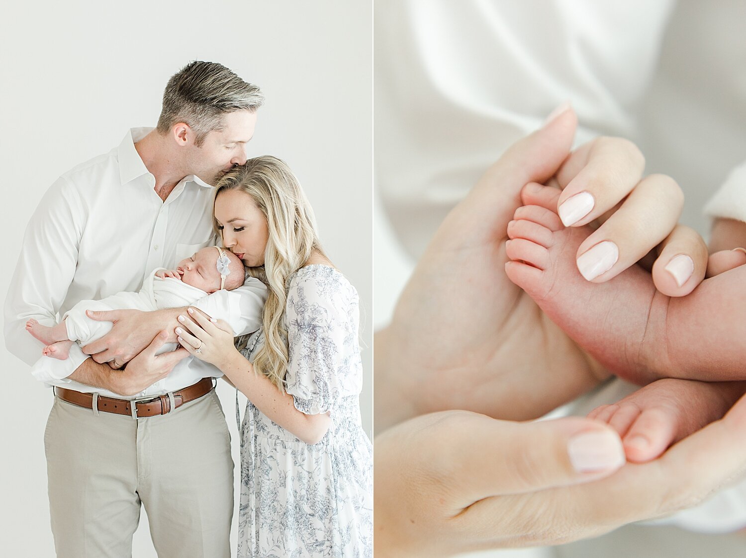 Mom and Dad with baby girl | Kristin Wood Photography