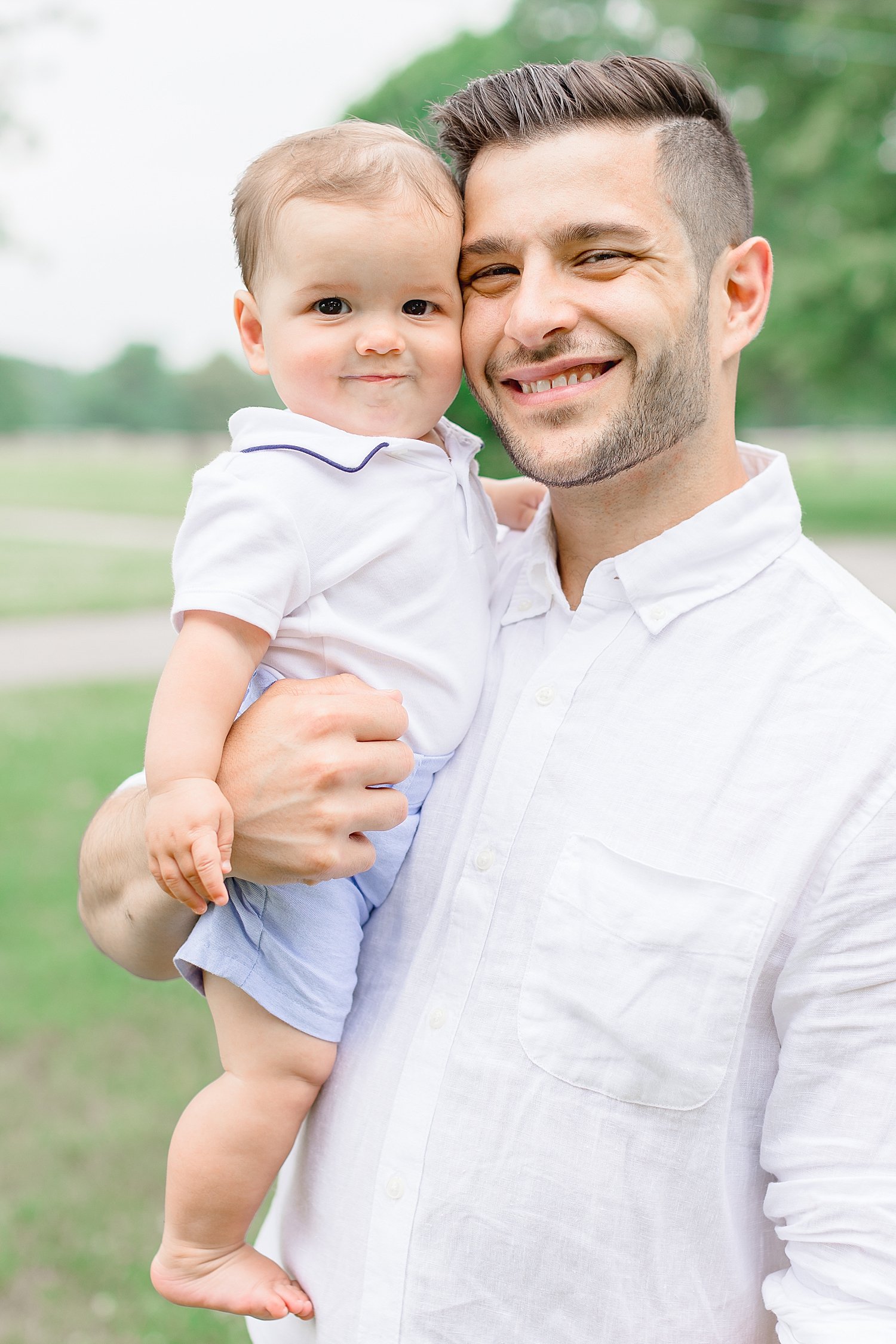 Father and son photo at Sherwood Island | Kristin Wood Photography