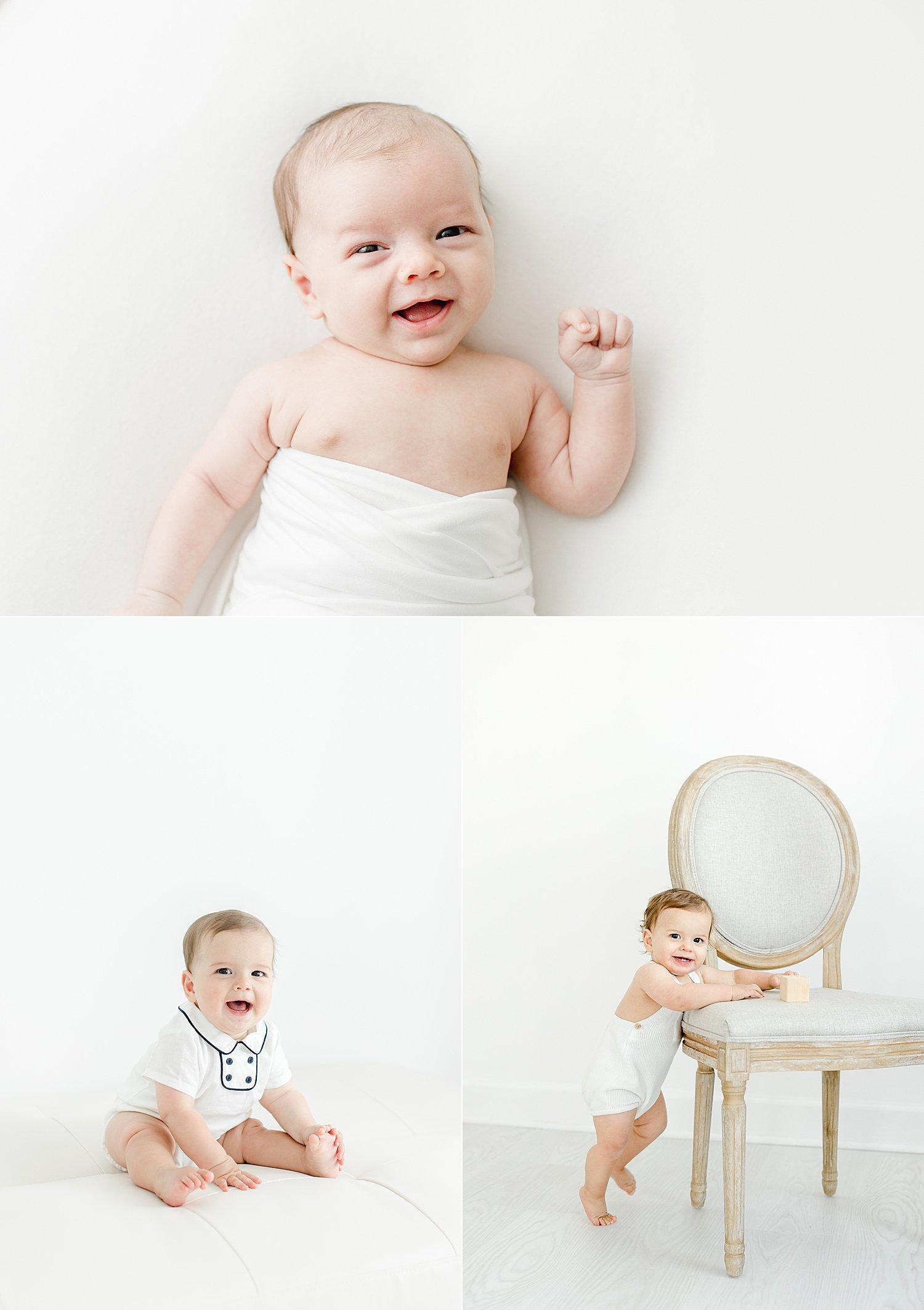 Why You Should Hire a Photographer for Your Baby's First Year| Newborn, six-month and one year photos | Kristin Wood Photography.