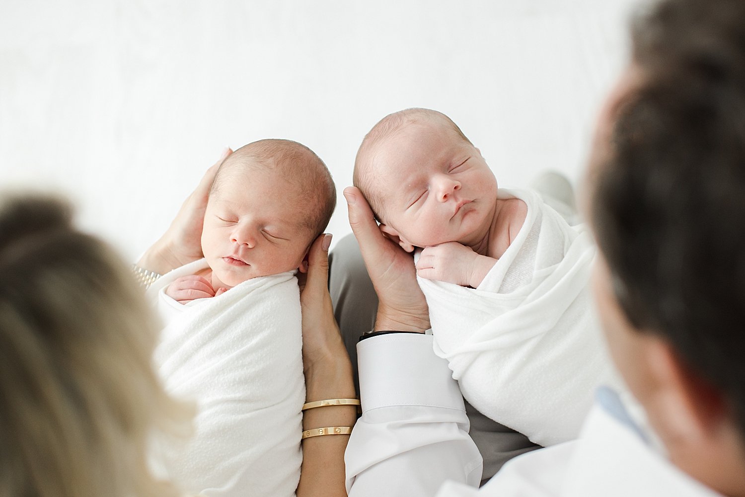 Twin boys newborn session | Kristin Wood Photography