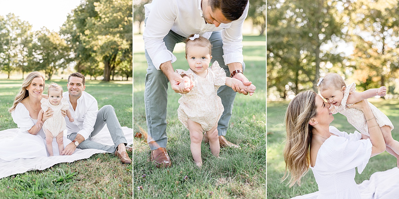 Why You Should Document Your Baby's First Year | Family photoshoot at Sherwood Island State Park for baby's six month session | Kristin Wood Photography
