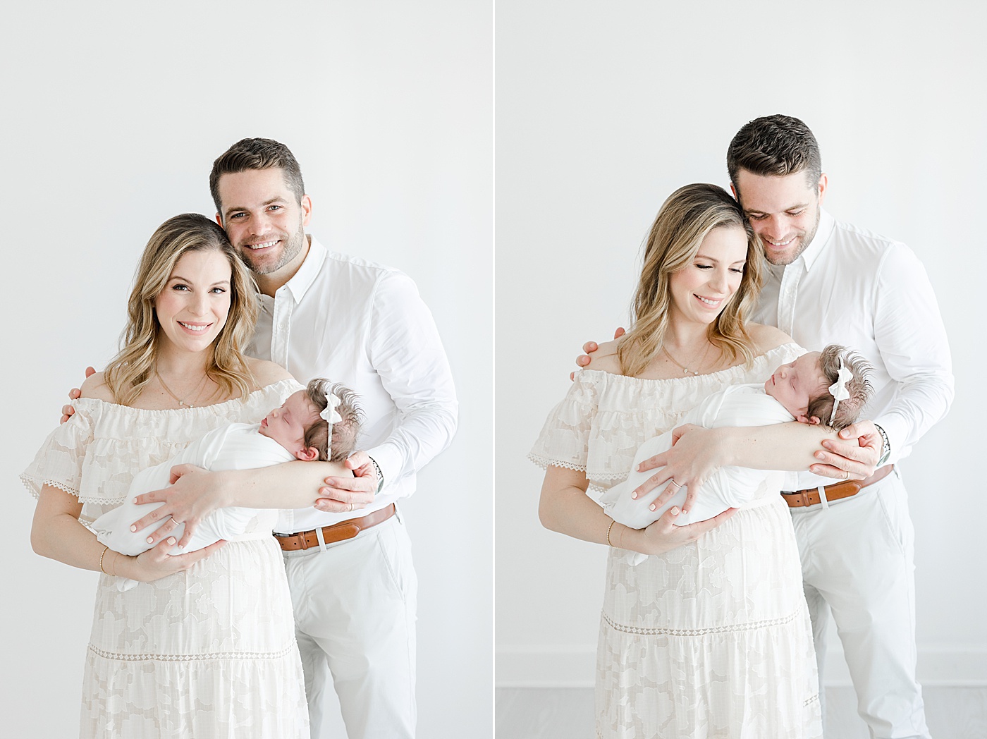 New parents with newborn baby girl | Kristin Wood Photography