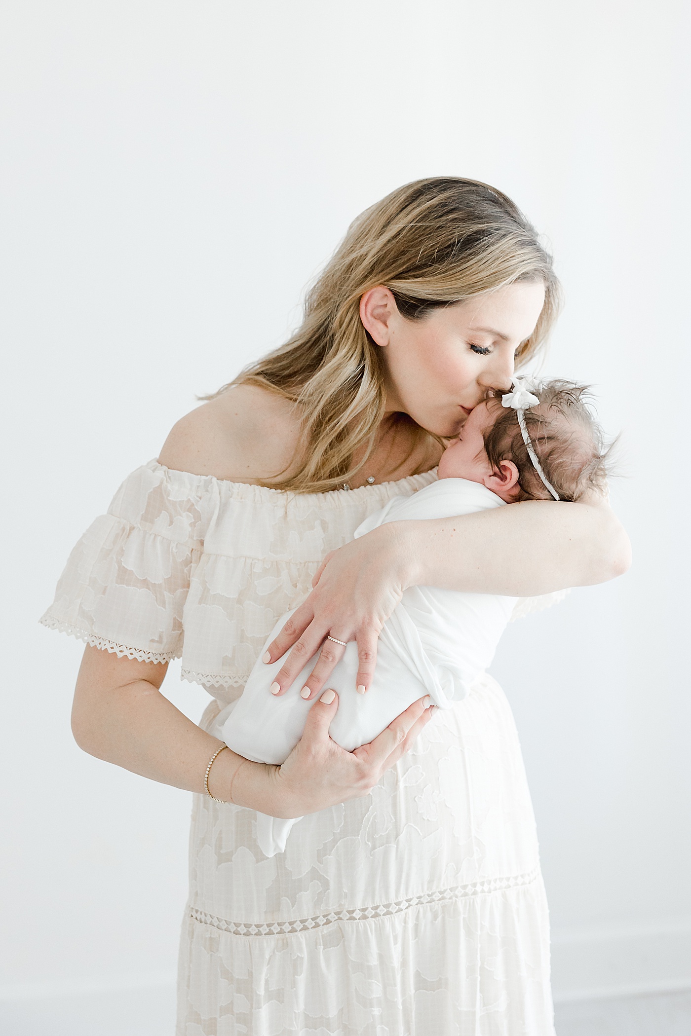 Studio newborn photos in Westport, CT | Kristin Wood Photography