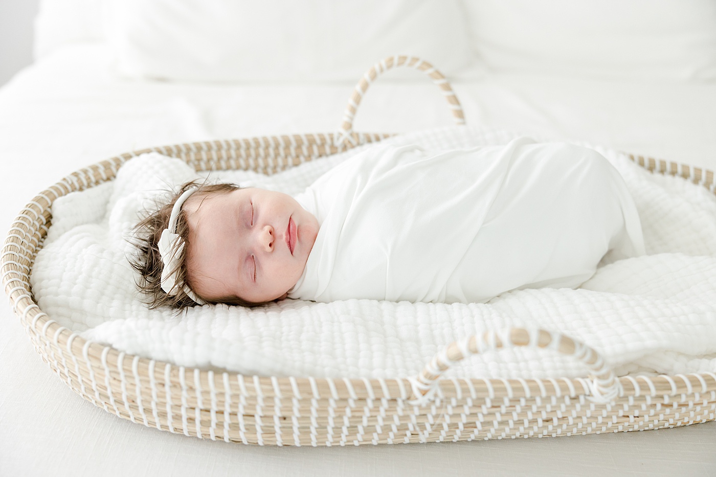 Studio newborn photos in Westport, CT | Kristin Wood Photography