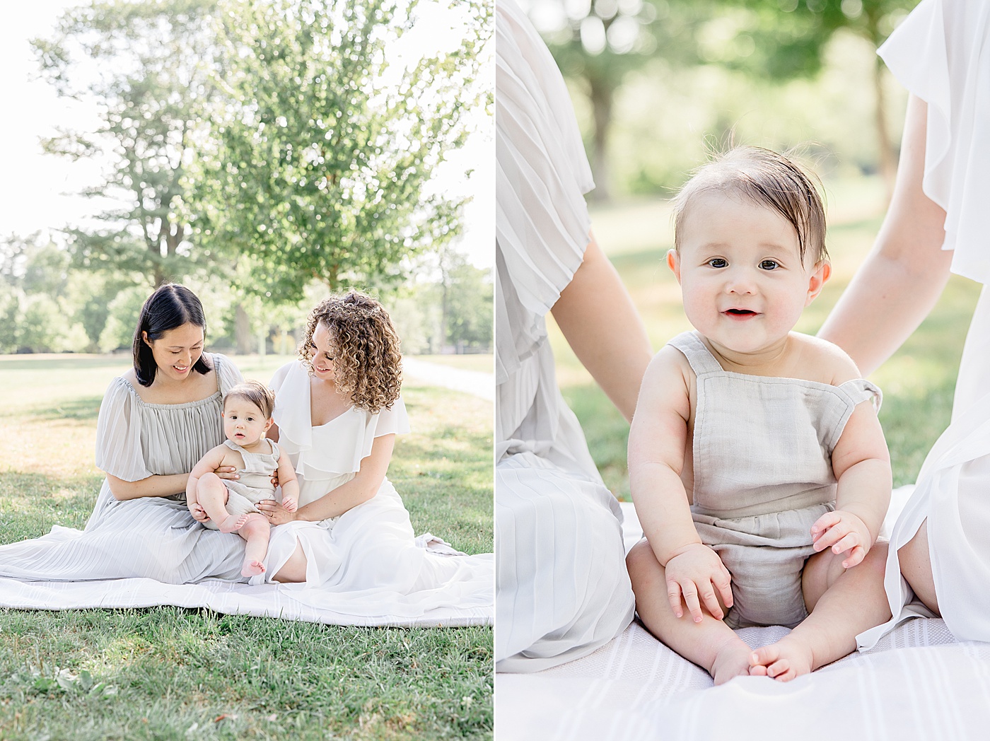 Outdoor family photos at Waveny Park in New Canaan, CT | Kristin Wood Photography