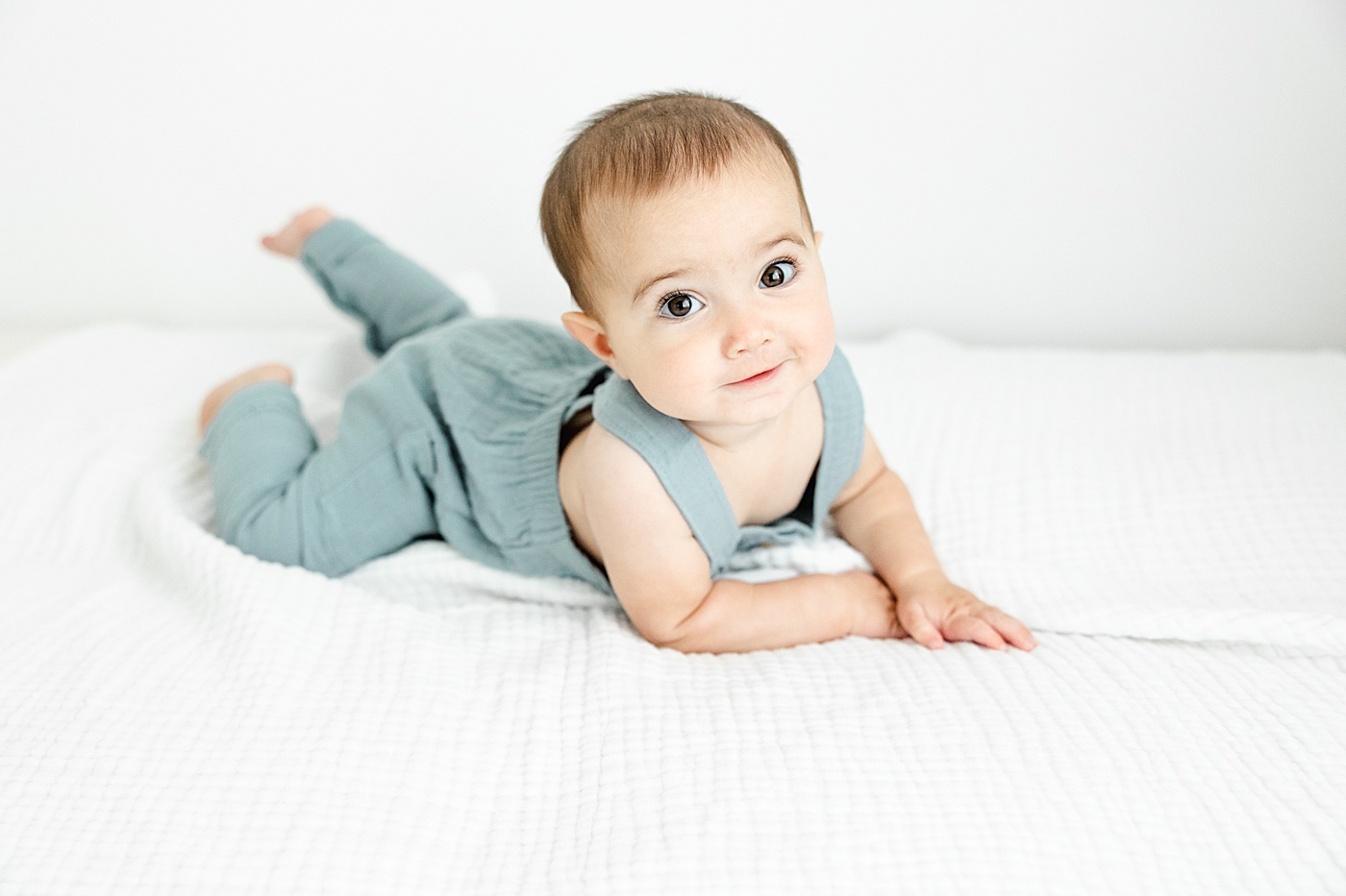 7 month old milestone session | Kristin Wood Photography