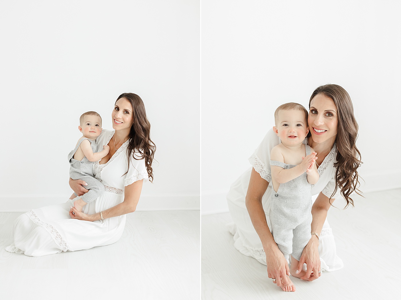 Mom and her one year old son | Kristin Wood Photography