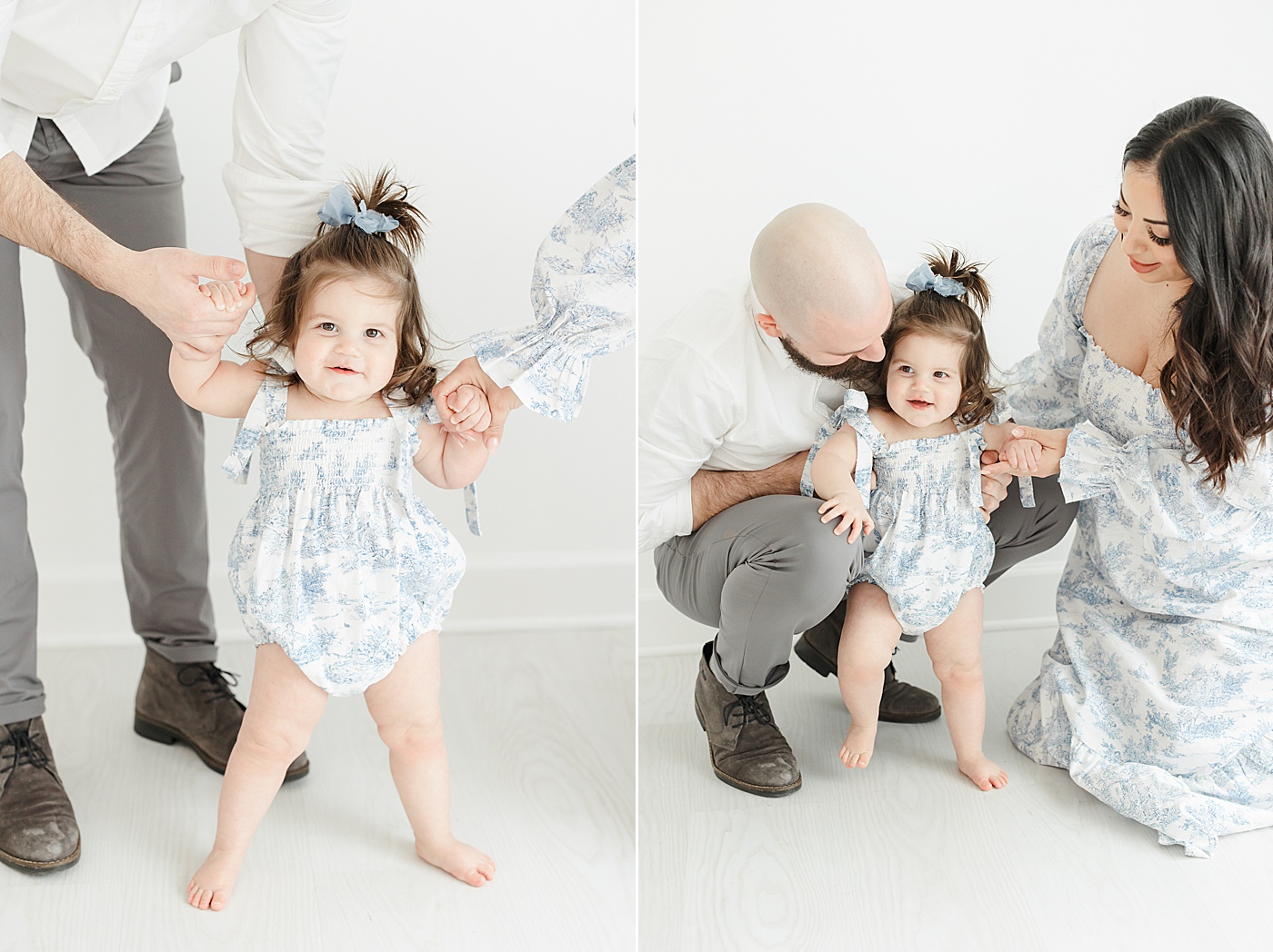 One year old photoshoot in studio in Westport CT | Kristin Wood Photography